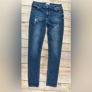 Mens ASOS Design Blue Denim Jeans Size 34x36
